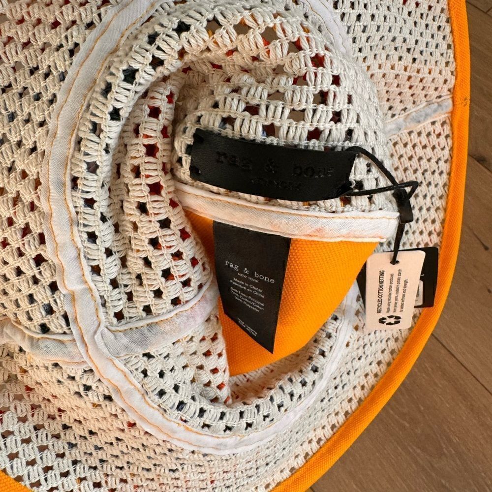 rag & bone Cruise Summer Net Bucket Hat - Picture 6 of 6